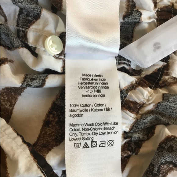 J. Crew Gathered Scoop Neck Top in Zebra Print - Picture 7 of 8